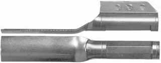 Ramrod pipe, nickel silver, entry pipe with skirt, John Vincent, octagon, for 3/8" ramrod